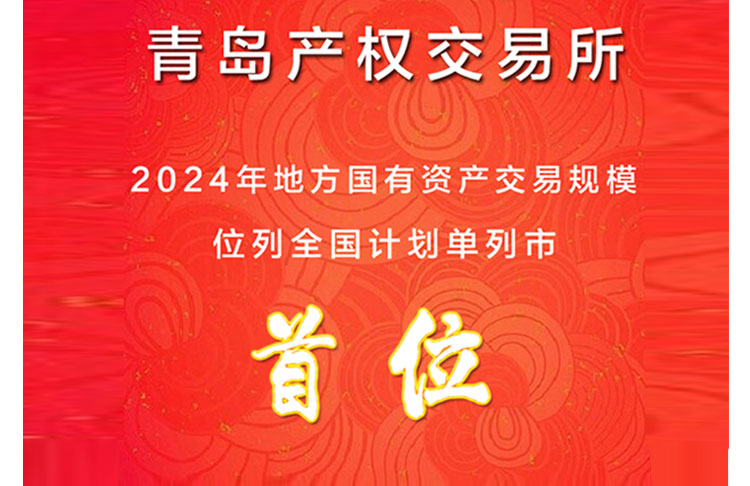 青島產(chǎn)權(quán)交易所2024年地方國(guó)有資產(chǎn)交易規(guī)模位列全國(guó)計(jì)劃單列市首位